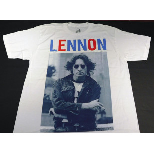 John Lennon - Red White & Lennon Official Fitted Jersey T Shirt ( Men M ) ***READY TO SHIP from Hong Kong***